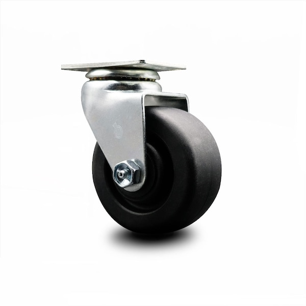 4 Inch Polyolefin Wheel Swivel Caster with Ball Bearing